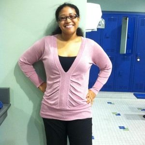 Torrid  glitter pink top size 1